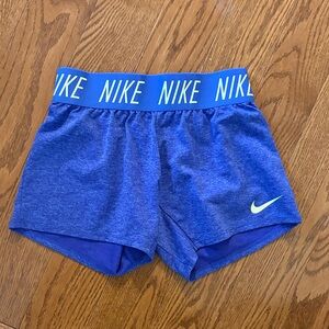 Nike Heathered Blue Training Shorts